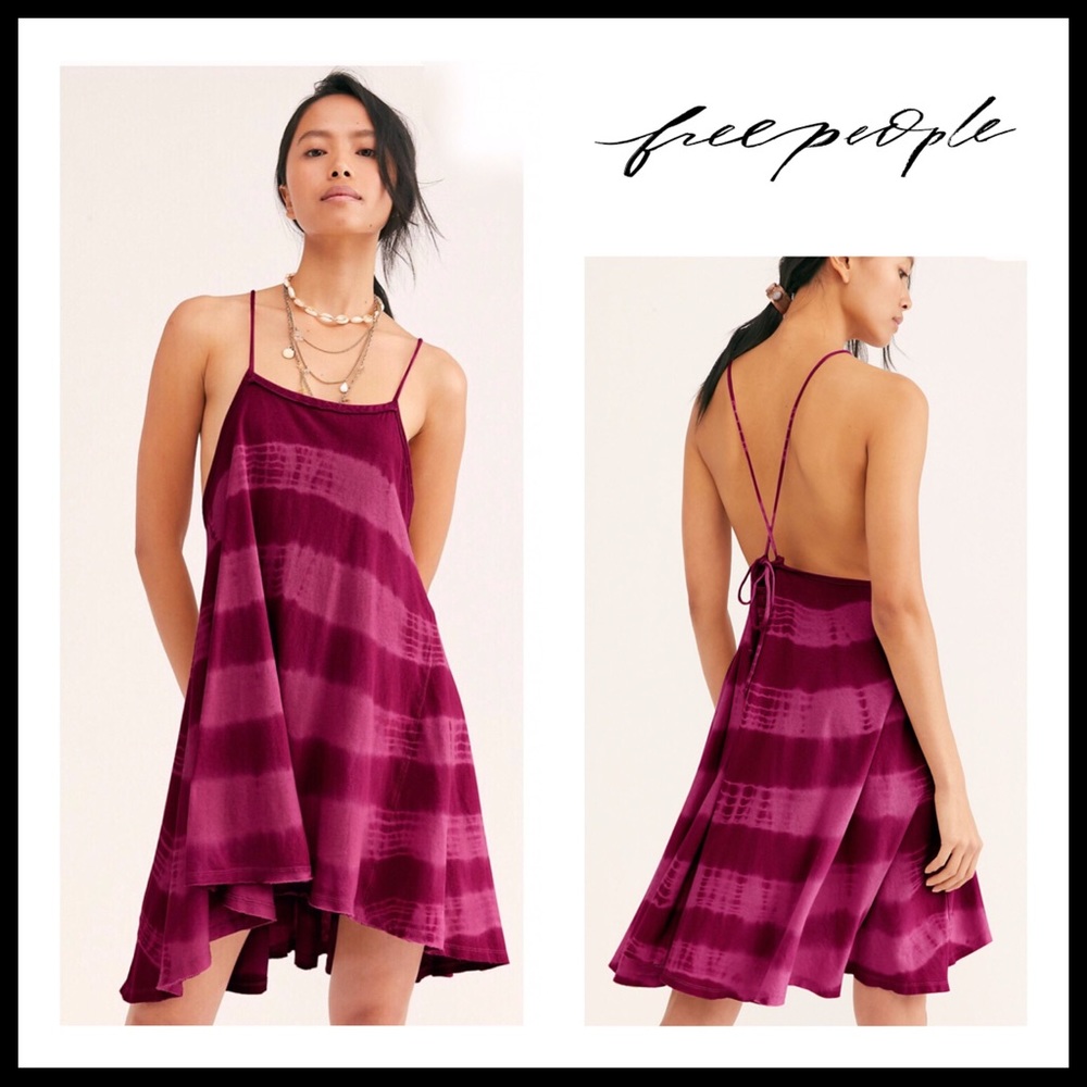 FREE PEOPLE BOHO FLOWY TUNIC MINI TANK DRESS A3C - Picture 8 of 15